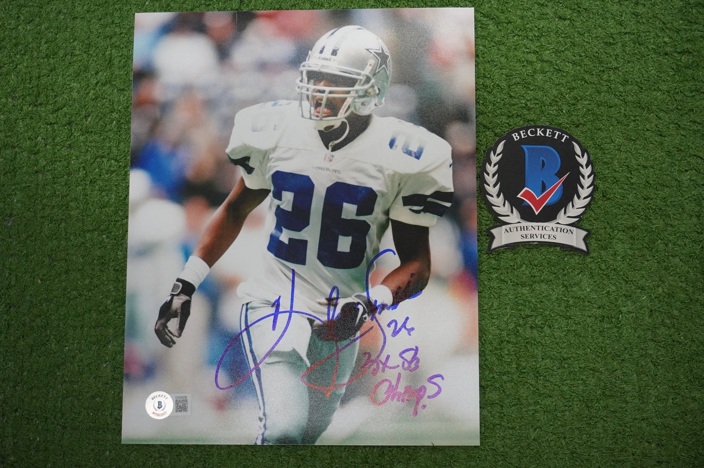 KEVIN SMITH DALLAS COWBOYS SIGNED 8x10 PHOTO Texas A&M Aggies BAS