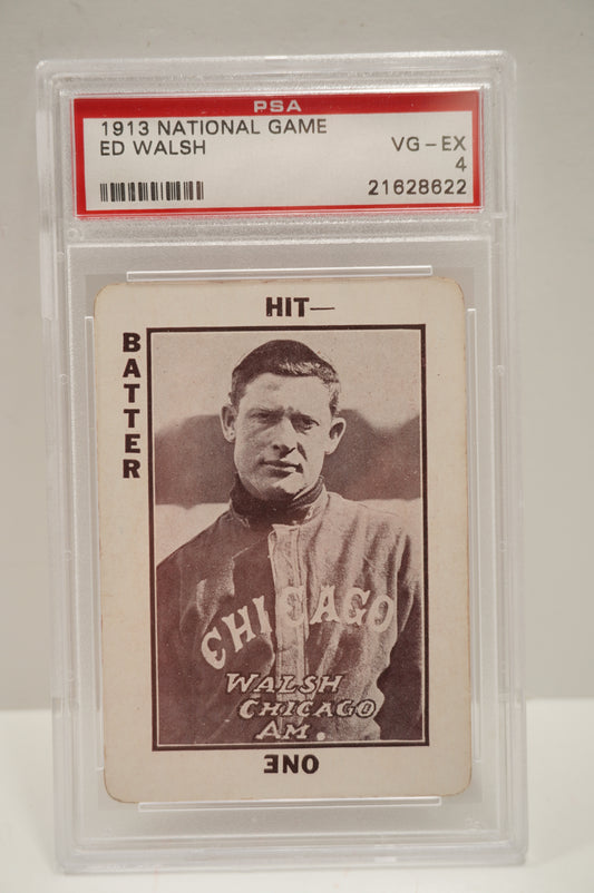 1913 National Game Ed Walsh PSA 4
