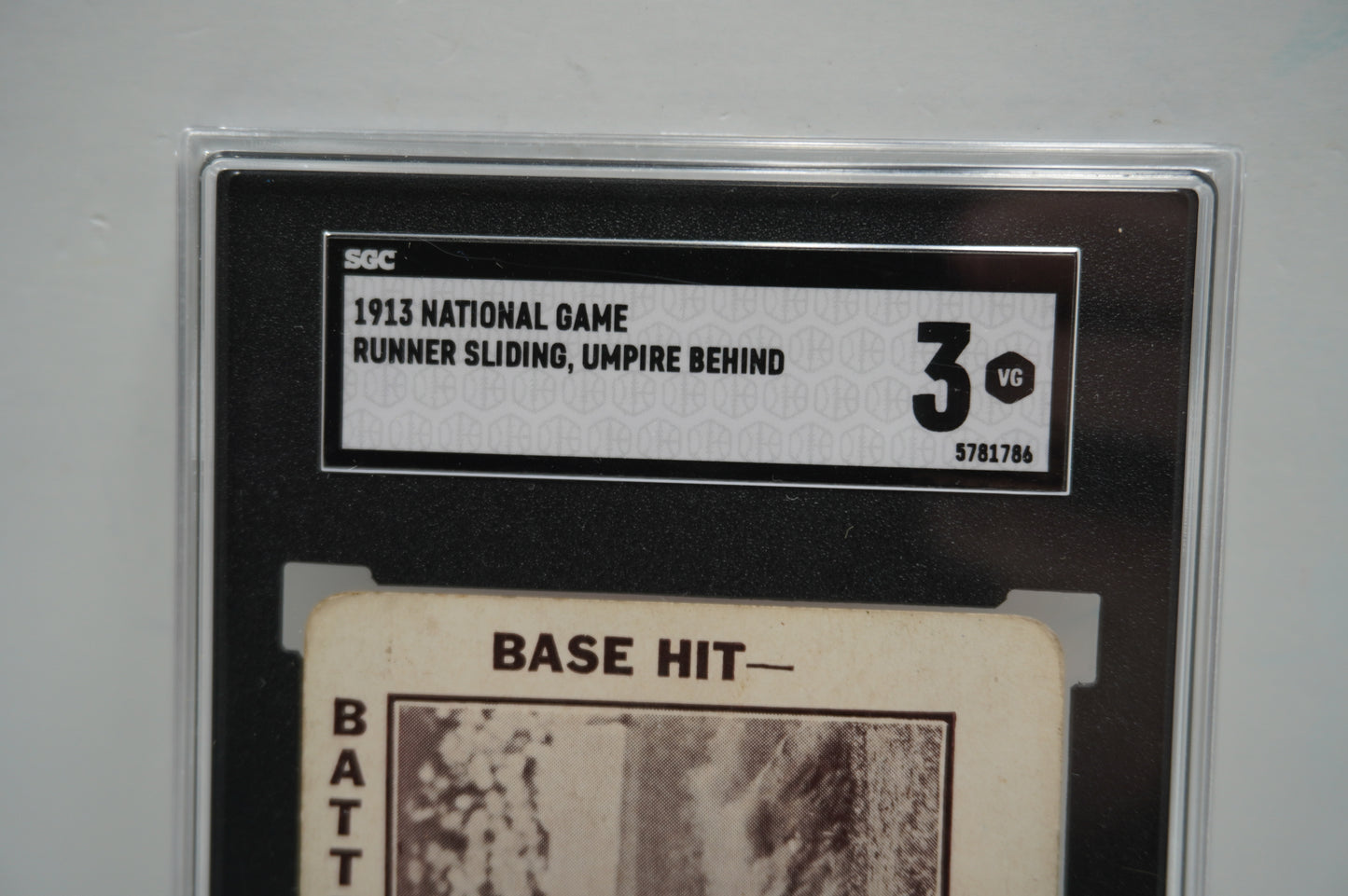 1913 National Game Runner Sliding,Umpire Behind SGC 3