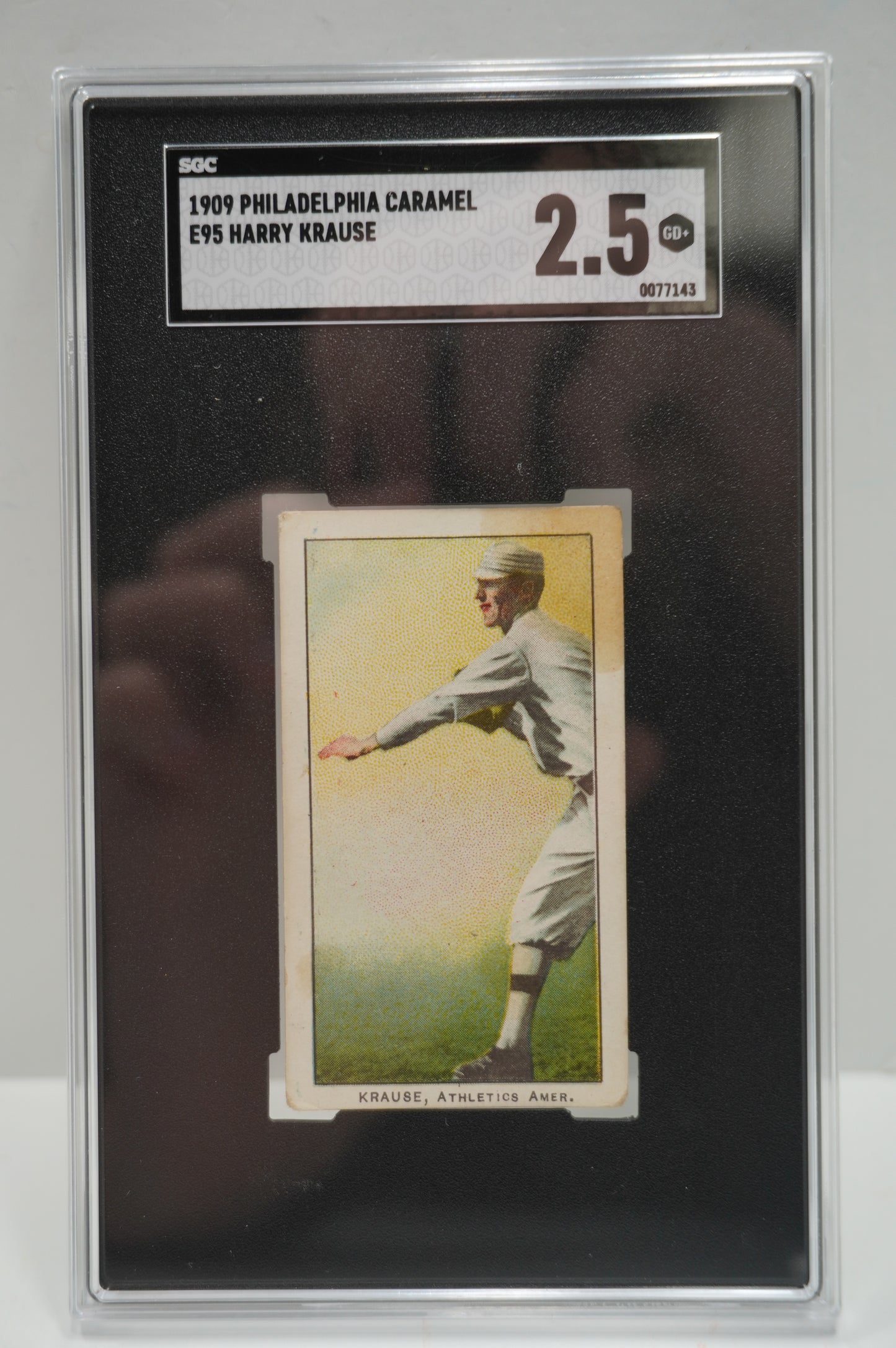 1909 Philadelphia Caramel E95 Harry Krause SGC 2.5