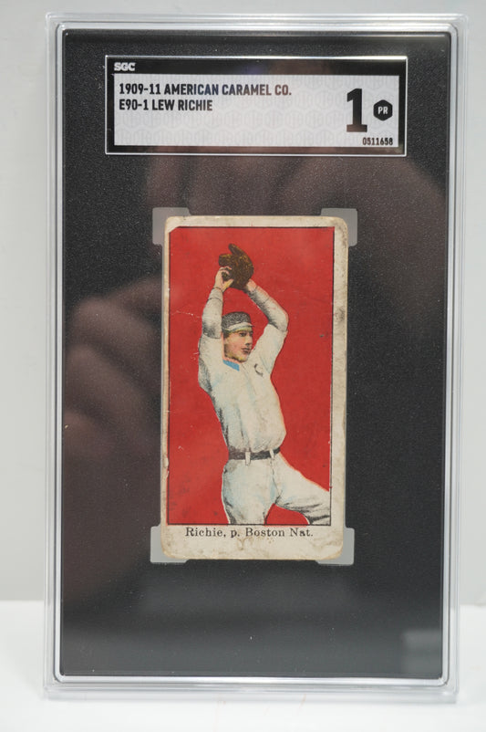 1909-11 American Caramel CO. E90-1 Lew Richie SGC 1