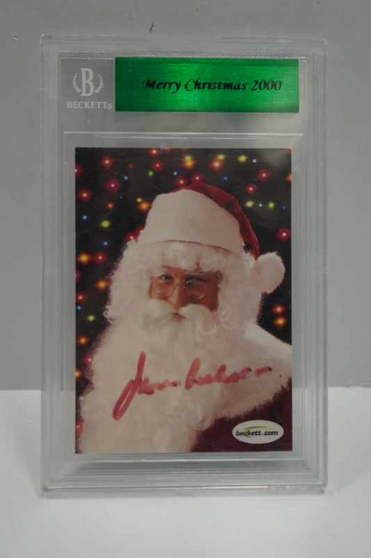 Santa Claus Jim Beckett Merry Christmas BGS