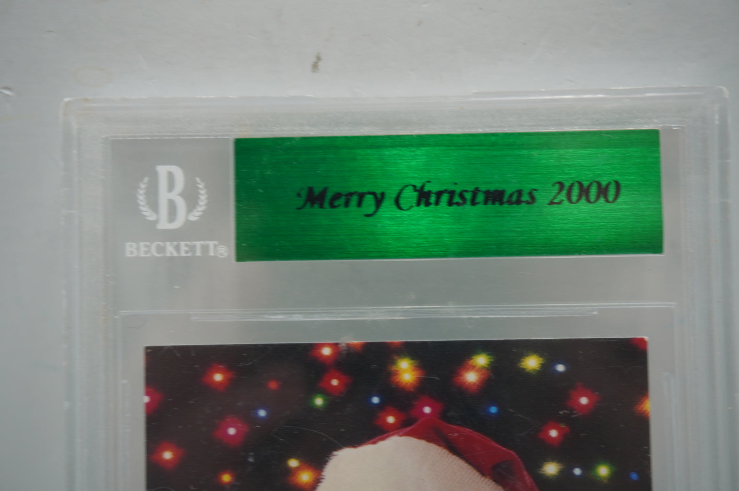 Santa Claus Jim Beckett Merry Christmas BGS