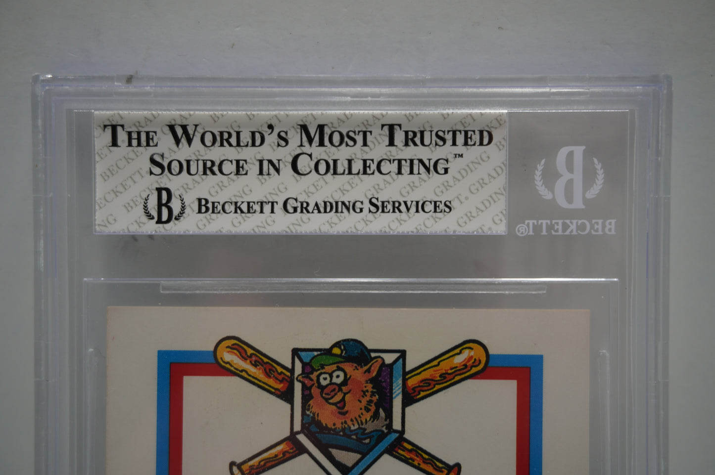 1992 Flopps Promo's Dave Porker BGS 8