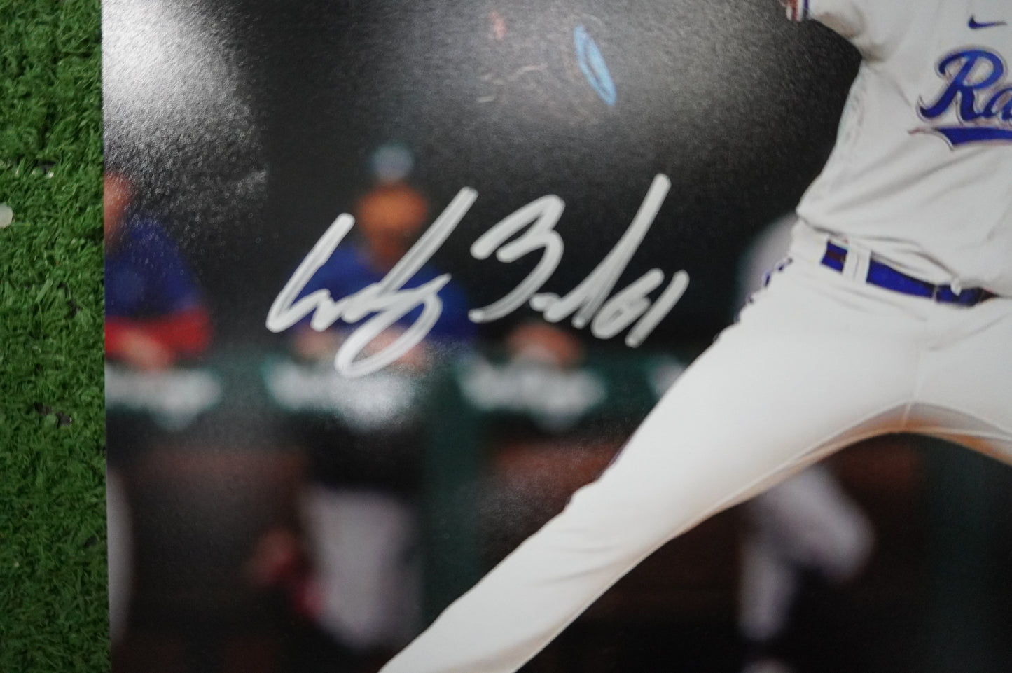 CODY BRADFORD TEXAS RANGERS SIGNED 8x10 PHOTO CircleChange JSA COA