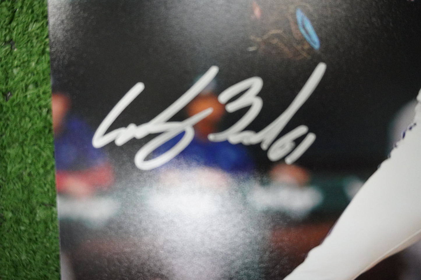 CODY BRADFORD TEXAS RANGERS SIGNED 8x10 PHOTO CircleChange JSA COA