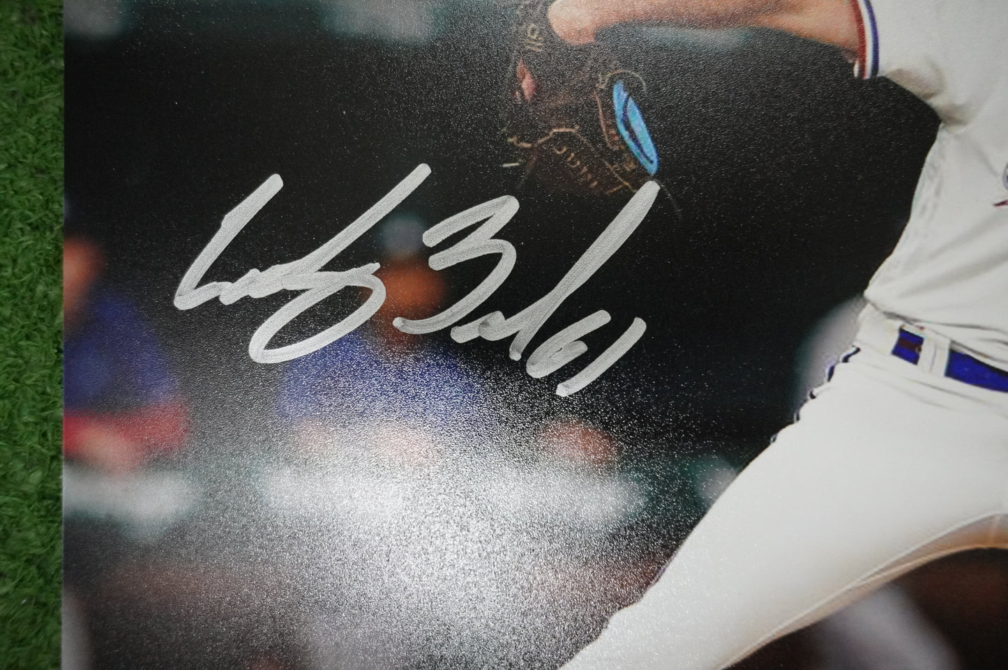 CODY BRADFORD TEXAS RANGERS SIGNED 8x10 PHOTO CircleChange JSA COA