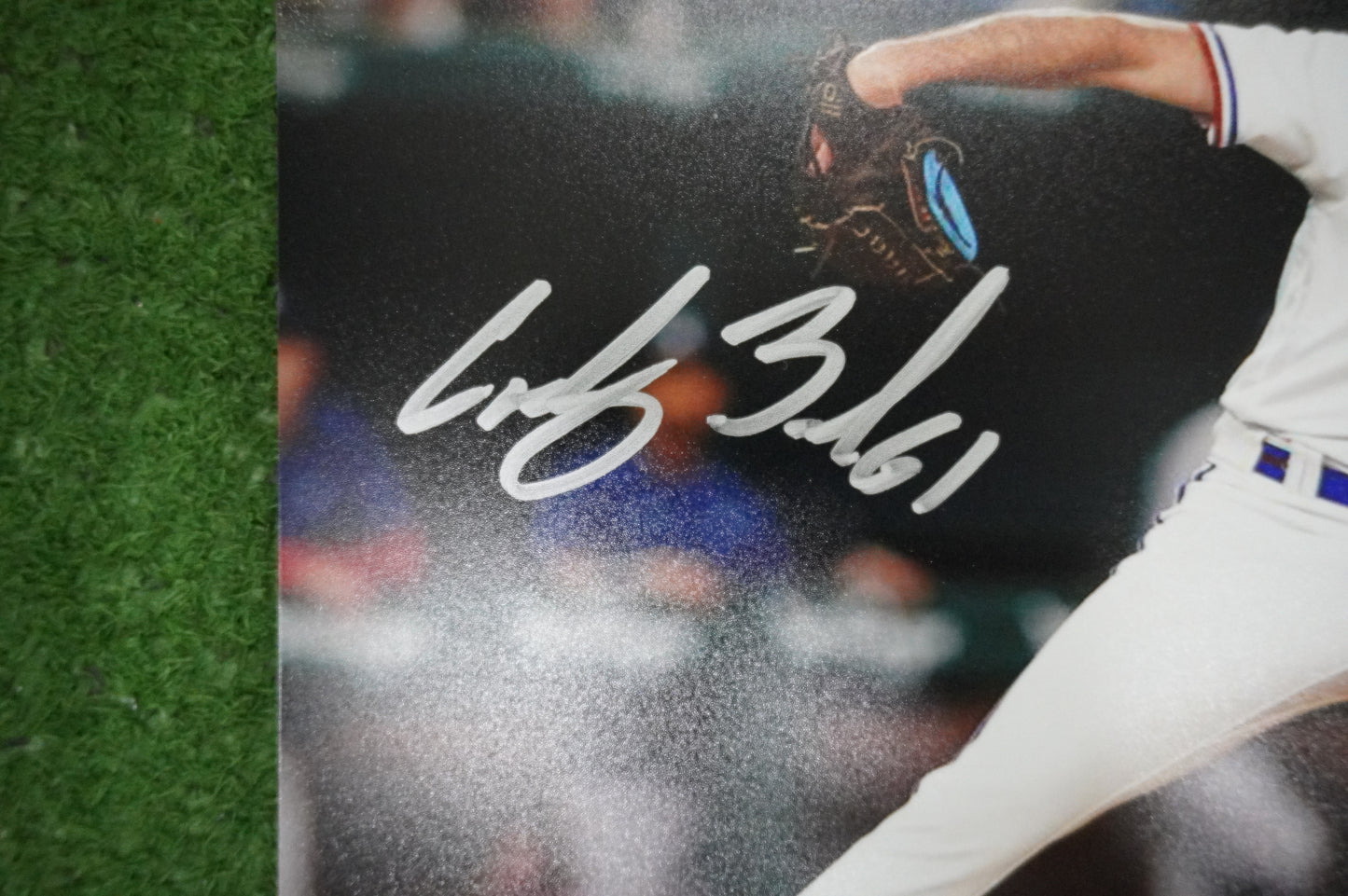 CODY BRADFORD TEXAS RANGERS SIGNED 8x10 PHOTO CircleChange JSA COA