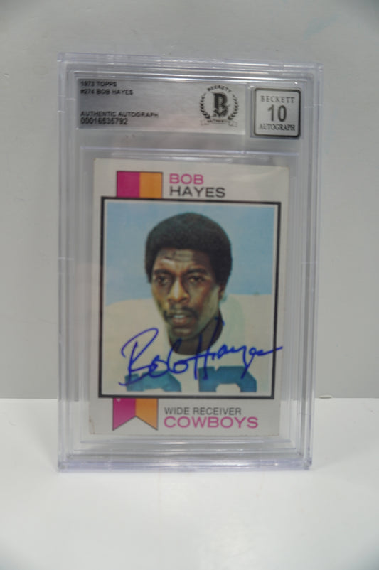 1973 Topps #274 Bob Hayes Beckett Authentic