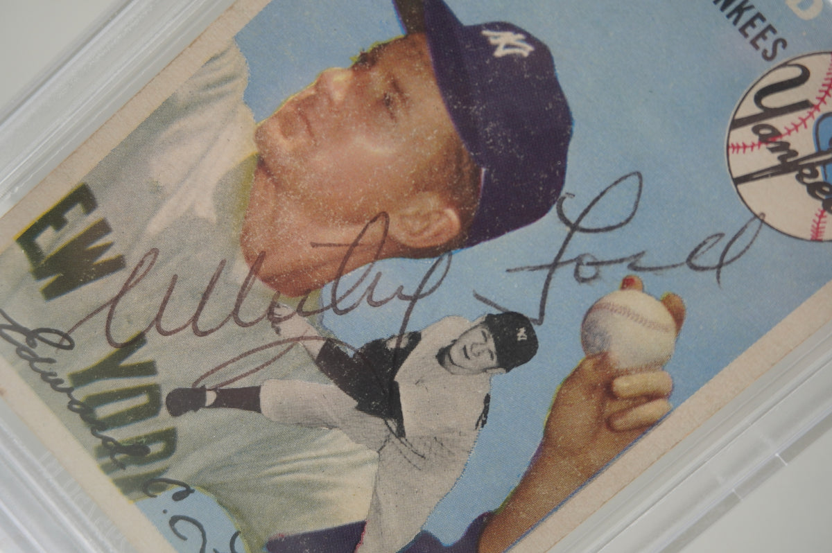 1954 Topps #37 Whitey Ford Becket Authentic