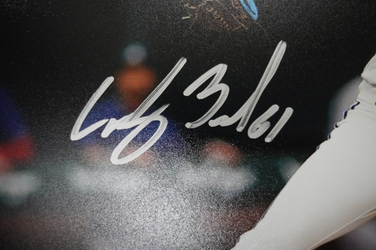 CODY BRADFORD TEXAS RANGERS SIGNED 8x10 PHOTO CircleChange JSA COA