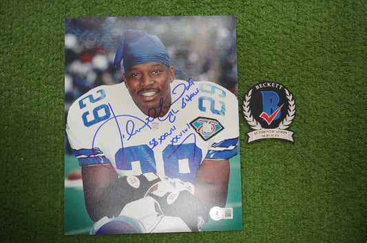 KENNTH KENNY GANT SIGNED Smiles 8x10 PHOTO Dallas Cowboys BAS
