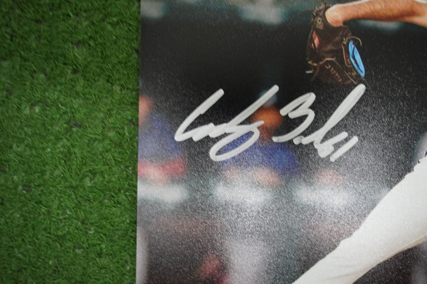 CODY BRADFORD TEXAS RANGERS SIGNED 8x10 PHOTO CircleChange JSA COA