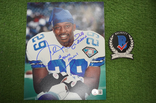 KENNTH KENNY GANT SIGNED Smiles 8x10 PHOTO Dallas Cowboys BAS