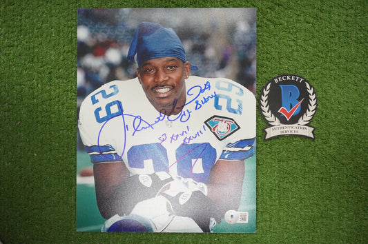 KENNTH KENNY GANT SIGNED Smiles 8x10 PHOTO Dallas Cowboys BAS