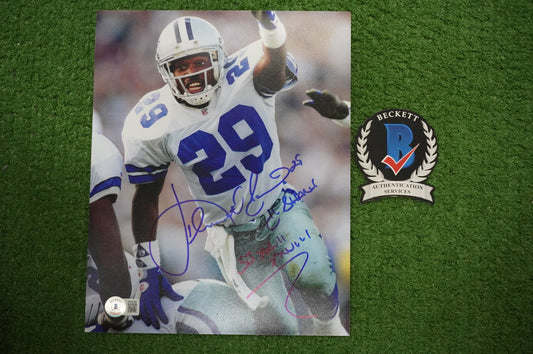 KENNTH KENNY GANT SIGNED Champs 8x10 PHOTO Dallas Cowboys BAS