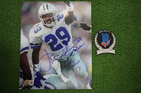 KENNTH KENNY GANT SIGNED Champs 8x10 PHOTO Dallas Cowboys BAS