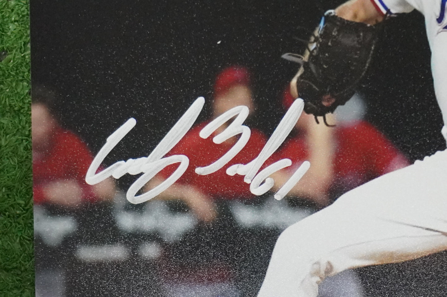 CODY BRADFORD TEXAS RANGERS SIGNED 8x10 PHOTO FastBall JSA COA