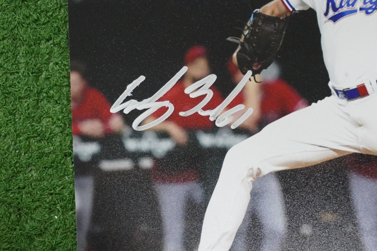 CODY BRADFORD TEXAS RANGERS SIGNED 8x10 PHOTO FastBall JSA COA