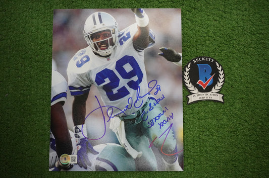KENNTH KENNY GANT SIGNED Champs 8x10 PHOTO Dallas Cowboys BAS