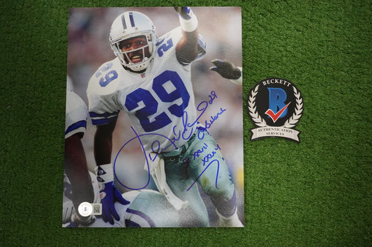 KENNTH KENNY GANT SIGNED Champs 8x10 PHOTO Dallas Cowboys BAS