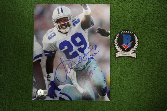 KENNTH KENNY GANT SIGNED Champs 8x10 PHOTO Dallas Cowboys BAS