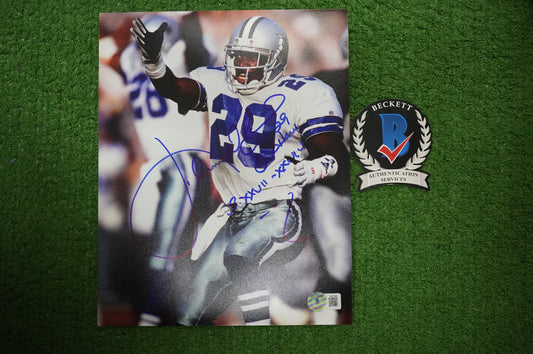 KENNTH KENNY GANT SIGNED Shark Dance 8x10 PHOTO Dallas Cowboys BAS