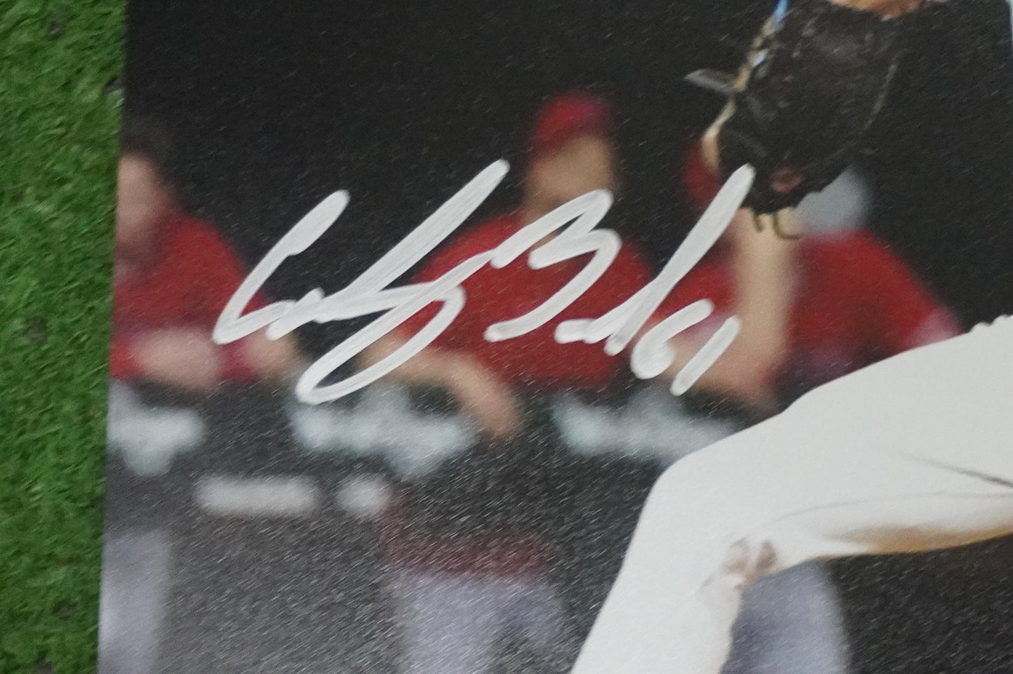 CODY BRADFORD TEXAS RANGERS SIGNED 8x10 PHOTO FastBall JSA COA