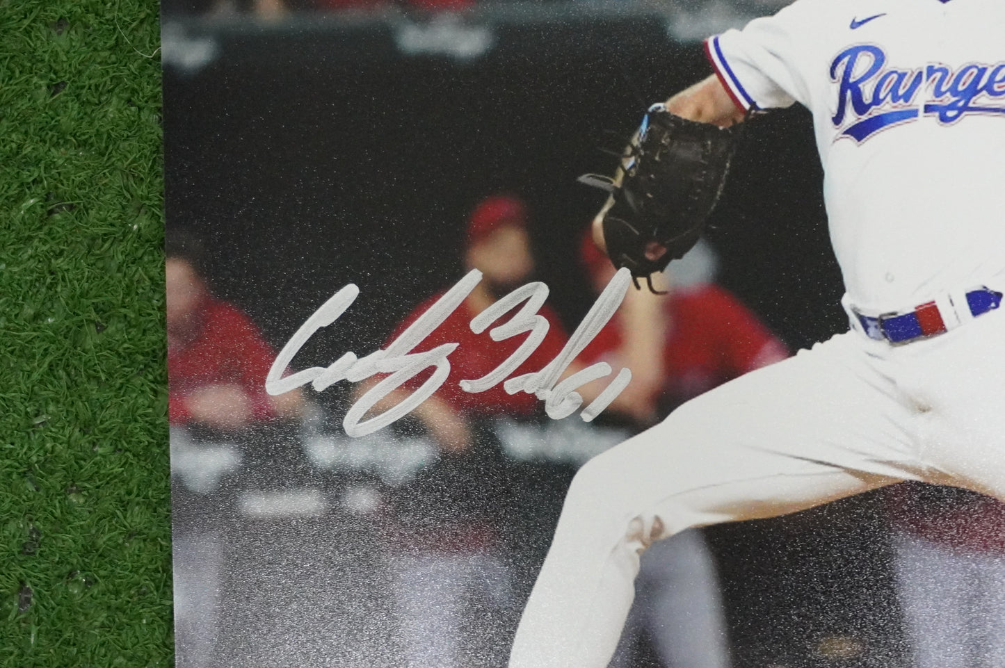 CODY BRADFORD TEXAS RANGERS SIGNED 8x10 PHOTO FastBall JSA COA