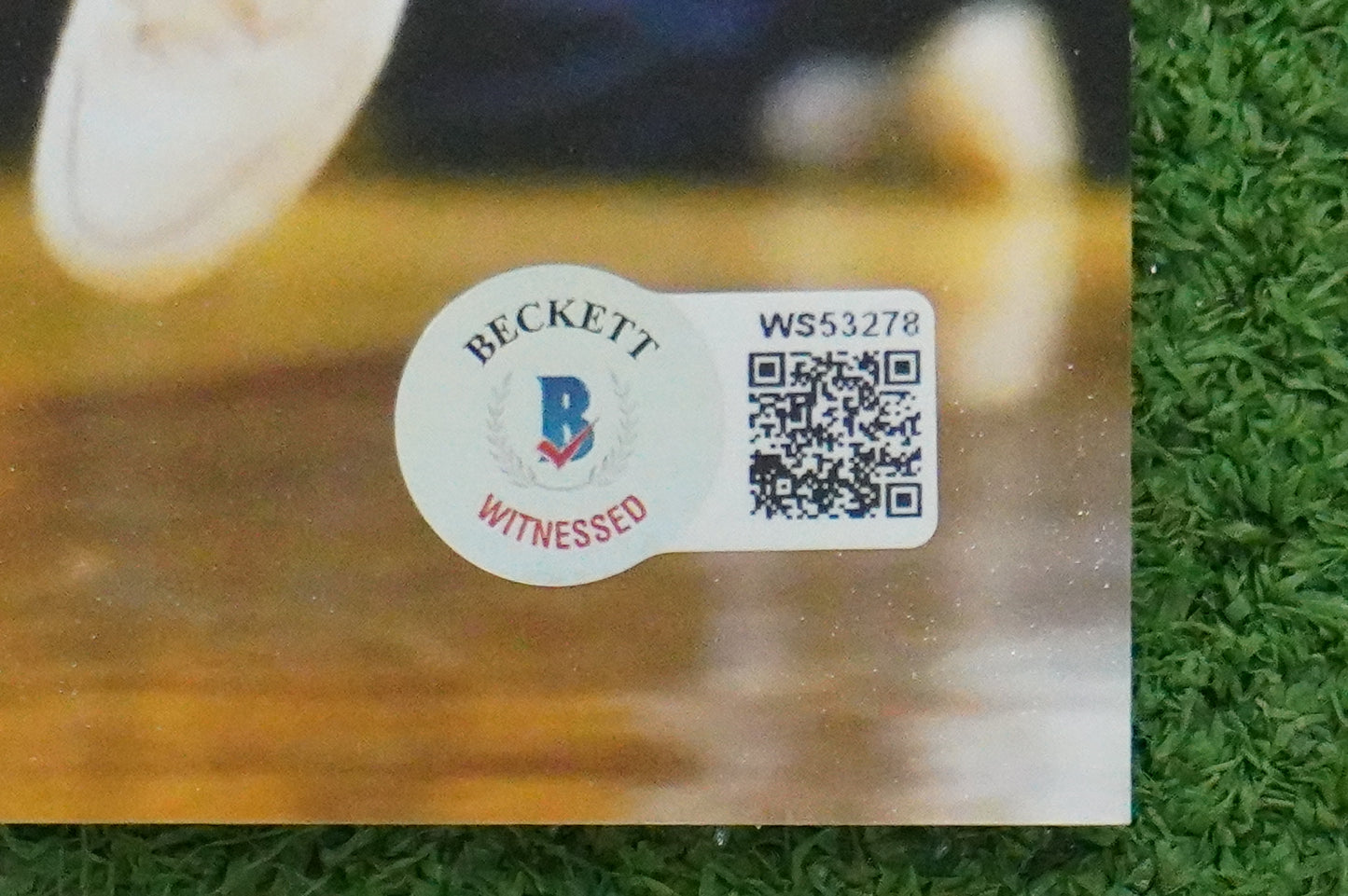 DEREK HARPER SIGNED 8X10 PHOTO Dallas Mavericks New York Knicks w/"Let's Go Mavs"  BAS COA