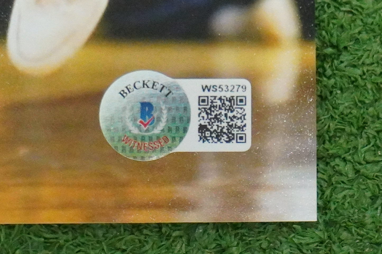 DEREK HARPER SIGNED 8X10 PHOTO Dallas Mavericks New York Knicks w/"Let's Go Mavs"  BAS COA