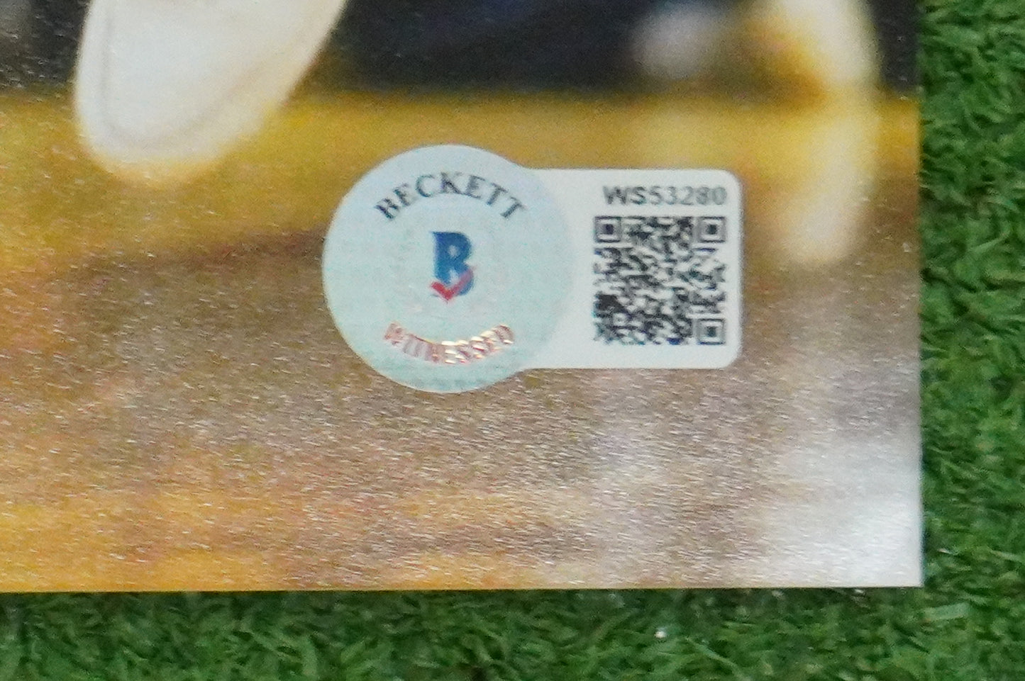 DEREK HARPER SIGNED 8X10 PHOTO Dallas Mavericks New York Knicks w/"Let's Go Mavs"  BAS COA