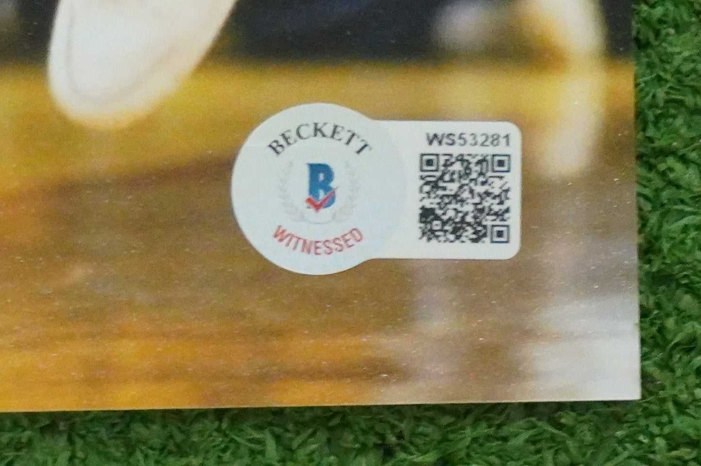 DEREK HARPER SIGNED 8X10 PHOTO Dallas Mavericks New York Knicks w/"Let's Go Mavs"  BAS COA