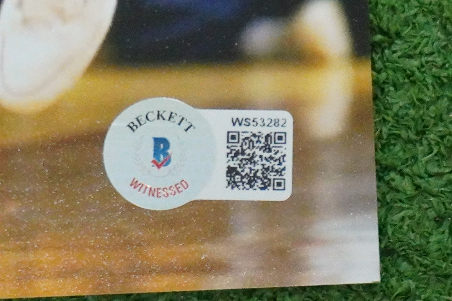 DEREK HARPER SIGNED 8X10 PHOTO Dallas Mavericks New York Knicks w/"Let's Go Mavs"  BAS COA