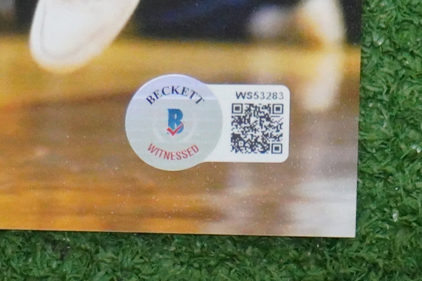 DEREK HARPER SIGNED 8X10 PHOTO Dallas Mavericks New York Knicks w/"Let's Go Mavs"  BAS COA