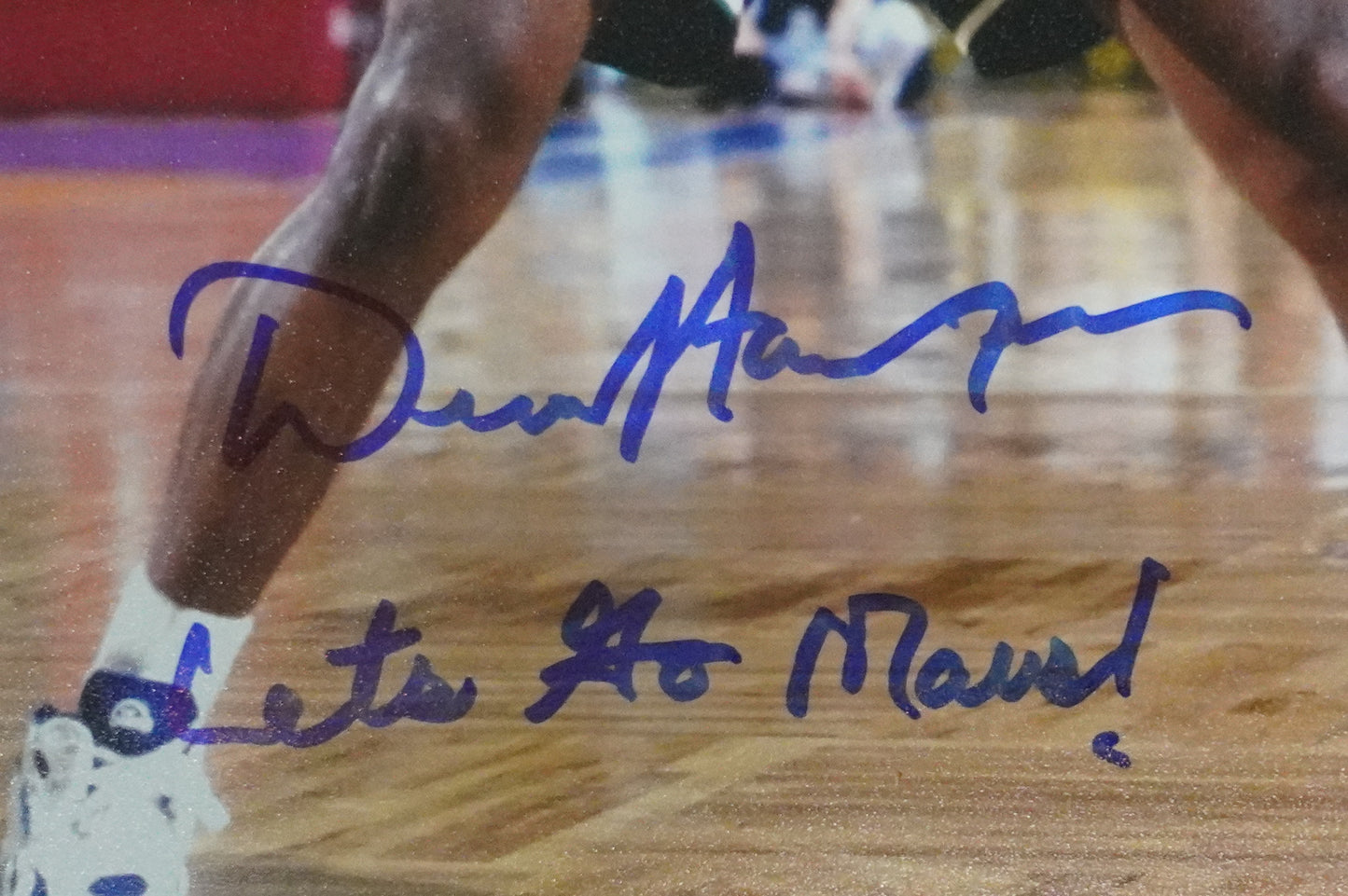 DEREK HARPER DALLAS MAVERICKS MAVS SIGNED 8x10 PHOTO w/INSC ROAD BAS