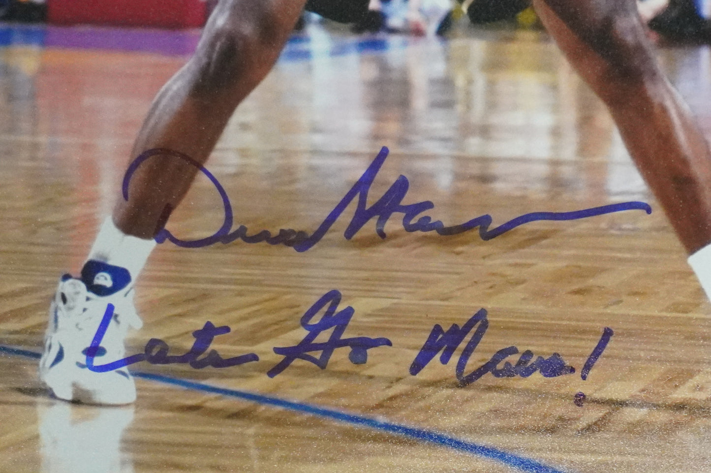 DEREK HARPER DALLAS MAVERICKS MAVS SIGNED 8x10 PHOTO w/INSC ROAD BAS