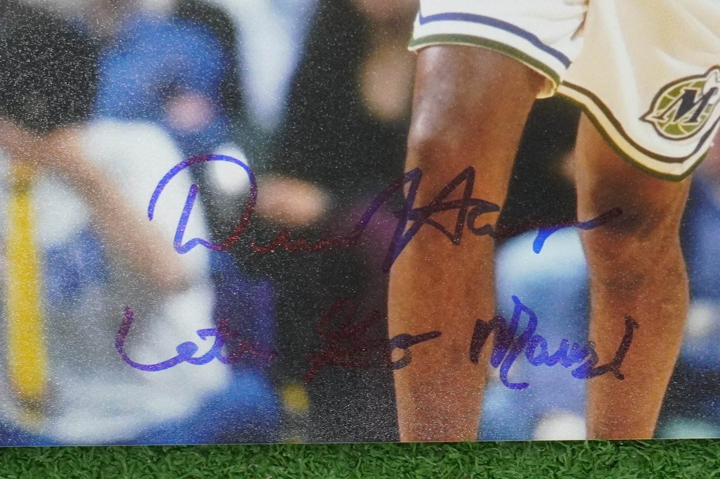 DEREK HARPER DALLAS MAVERICKS MAVS SIGNED 8x10 PHOTO w/INSC Knicks BAS COA