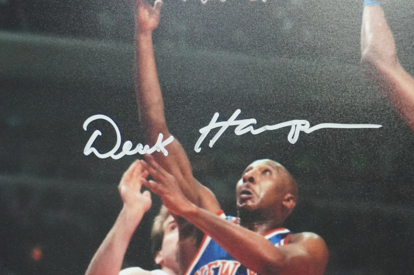 DEREK HARPER Signed 8x10 Photo NEW YORK KNICKS DALLAS MAVERICKS BAS COA