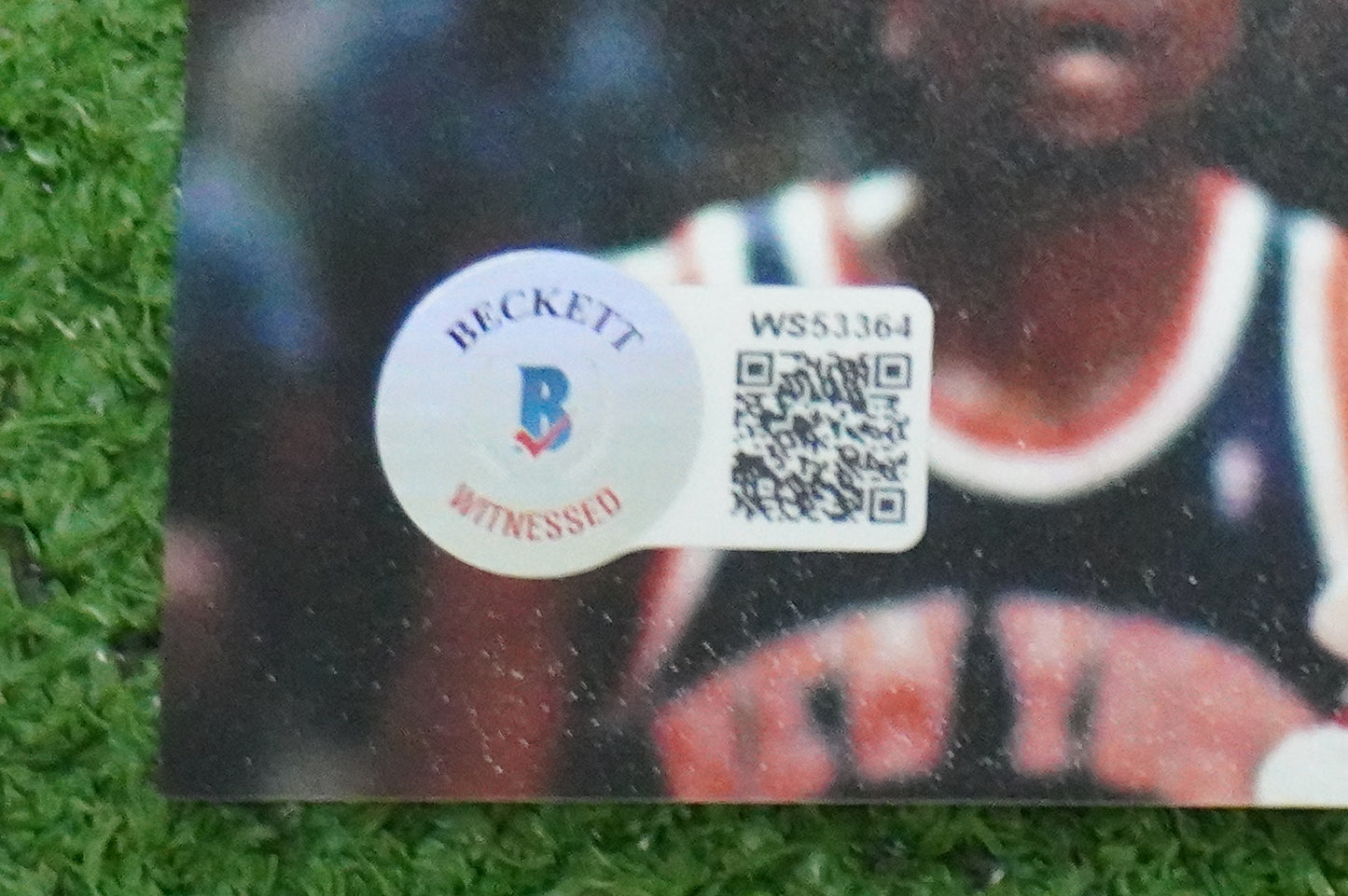 DEREK HARPER Signed 8x10 Photo NEW YORK KNICKS DALLAS MAVERICKS BAS COA