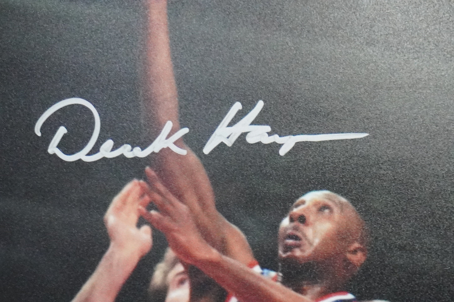 DEREK HARPER Signed 8x10 Photo NEW YORK KNICKS DALLAS MAVERICKS BAS COA