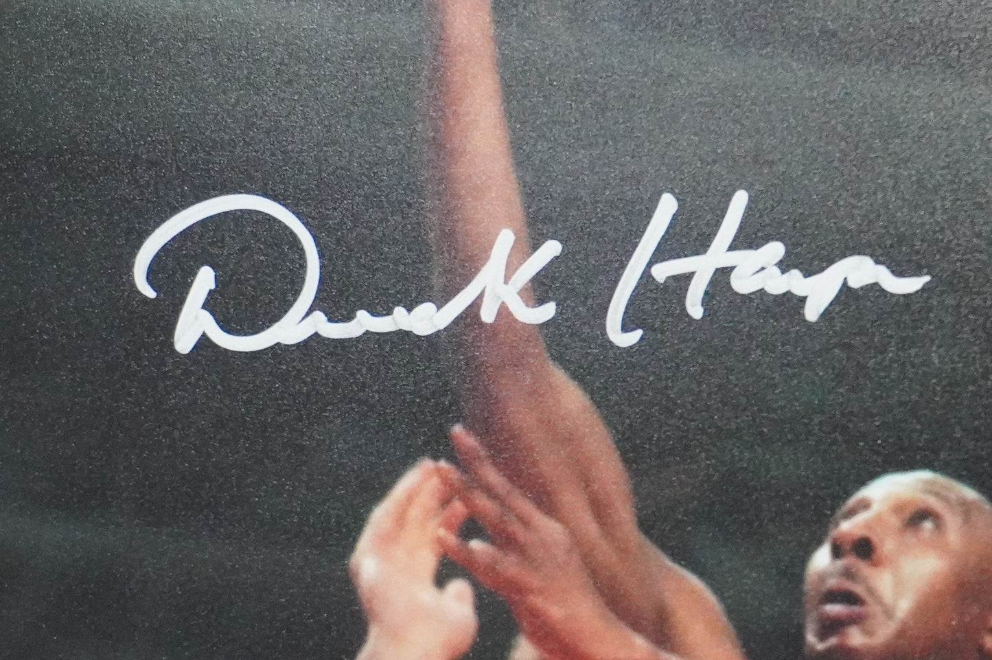 DEREK HARPER Signed 8x10 Photo NEW YORK KNICKS DALLAS MAVERICKS BAS COA