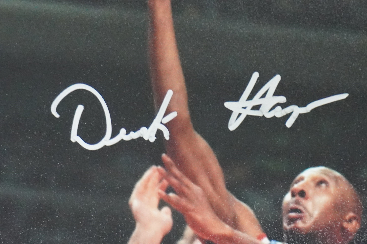 DEREK HARPER Signed 8x10 Photo NEW YORK KNICKS DALLAS MAVERICKS BAS COA