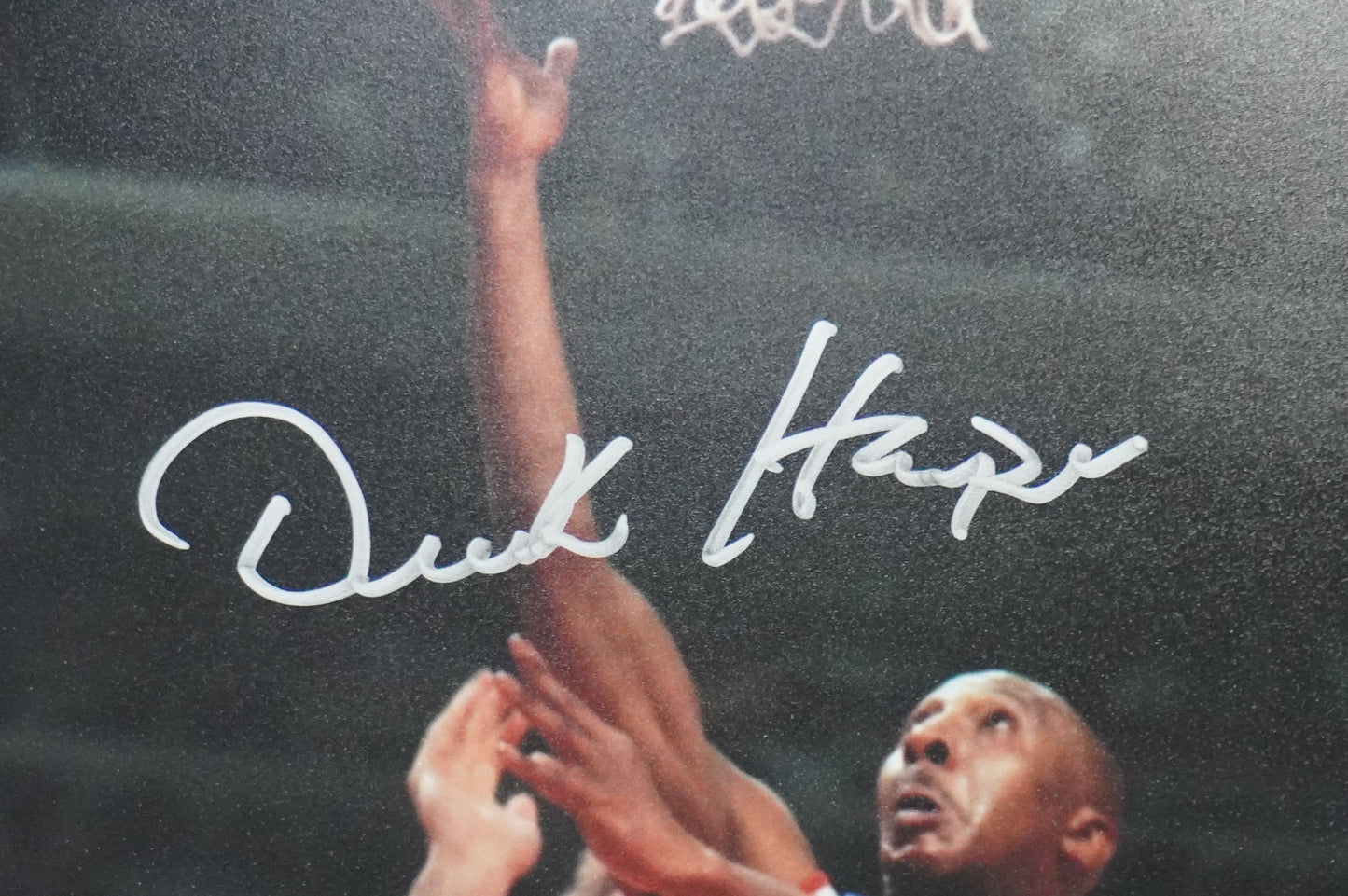 DEREK HARPER Signed 8x10 Photo NEW YORK KNICKS DALLAS MAVERICKS BAS COA