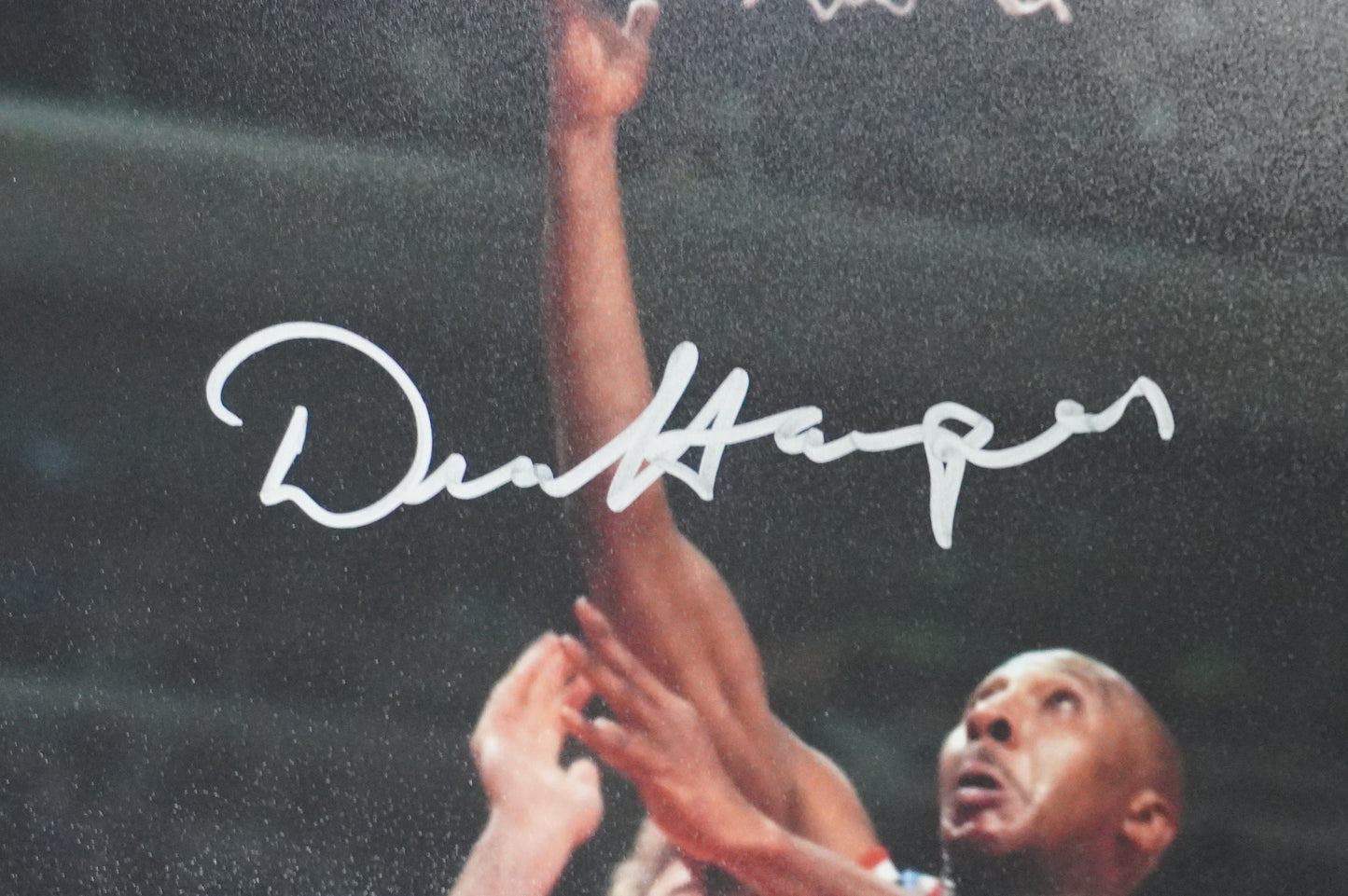 DEREK HARPER Signed 8x10 Photo NEW YORK KNICKS DALLAS MAVERICKS BAS COA