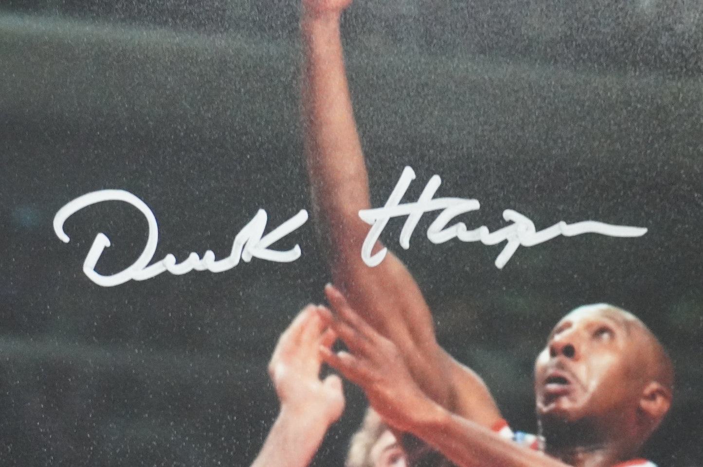 DEREK HARPER Signed 8x10 Photo NEW YORK KNICKS DALLAS MAVERICKS BAS COA