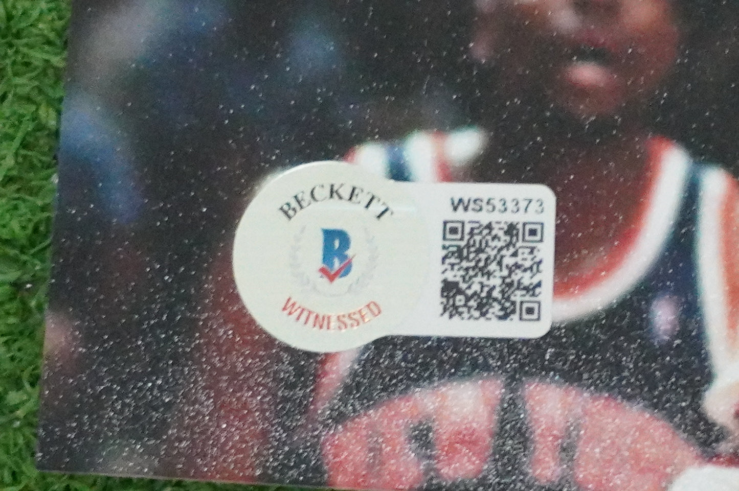 DEREK HARPER Signed 8x10 Photo NEW YORK KNICKS DALLAS MAVERICKS BAS COA