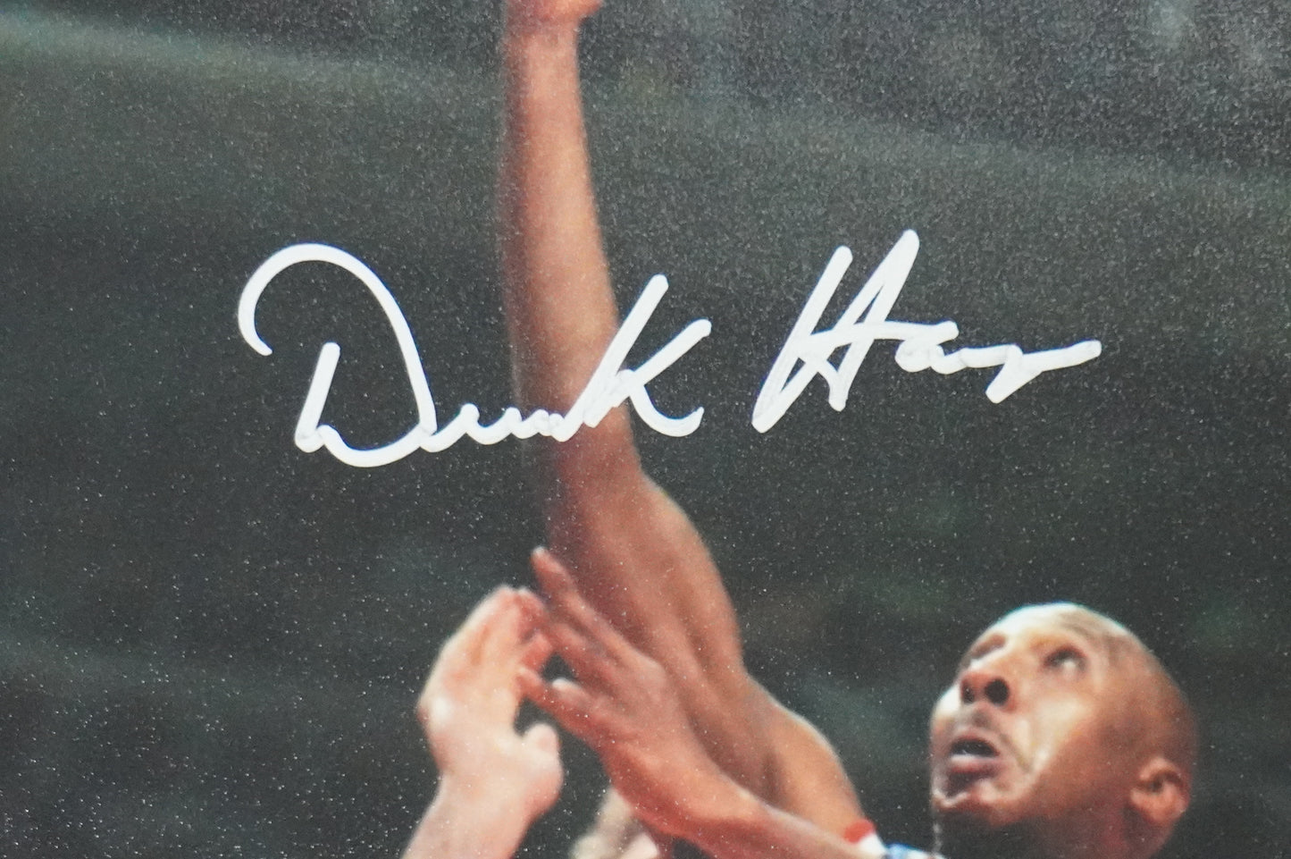 DEREK HARPER Signed 8x10 Photo NEW YORK KNICKS DALLAS MAVERICKS BAS COA