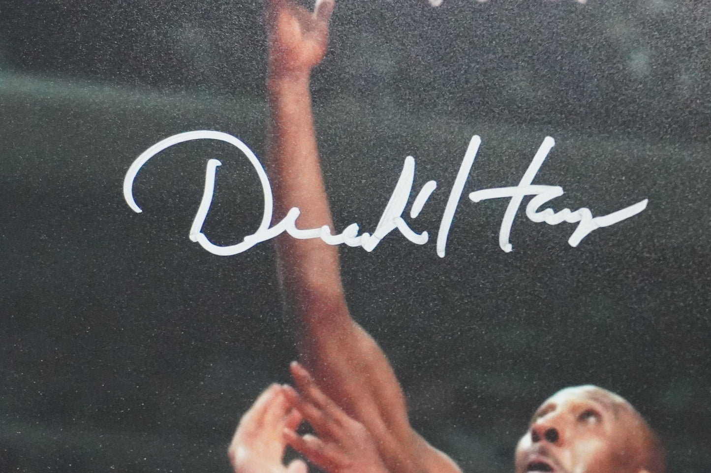 DEREK HARPER Signed 8x10 Photo NEW YORK KNICKS DALLAS MAVERICKS BAS COA