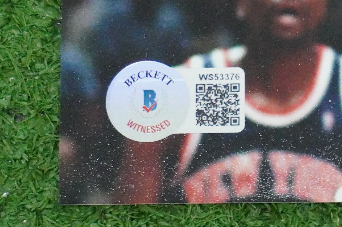 DEREK HARPER Signed 8x10 Photo NEW YORK KNICKS DALLAS MAVERICKS BAS COA